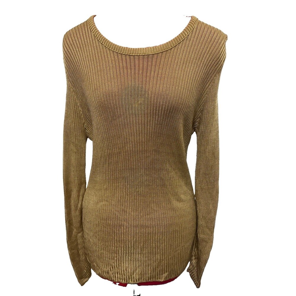 525 America Gold Vintage Sweater Size Medium